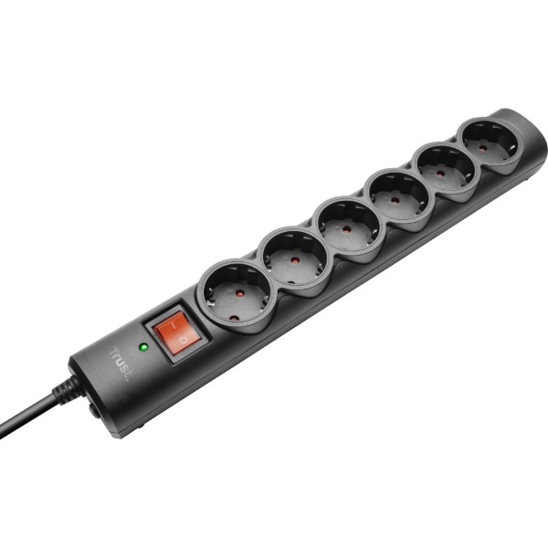 Фото - Сетевой фильтр Trust Surge Guard 6XSchuko 1.8m (21059)