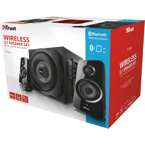 Фото - Комп'ютерна акустика 2.1 Trust Tytan 2.1 Speaker Set Black (19019)