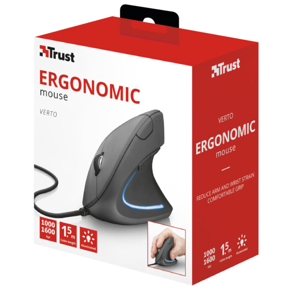 Фото - Миша дротова Trust Verto Ergonomic (22885)