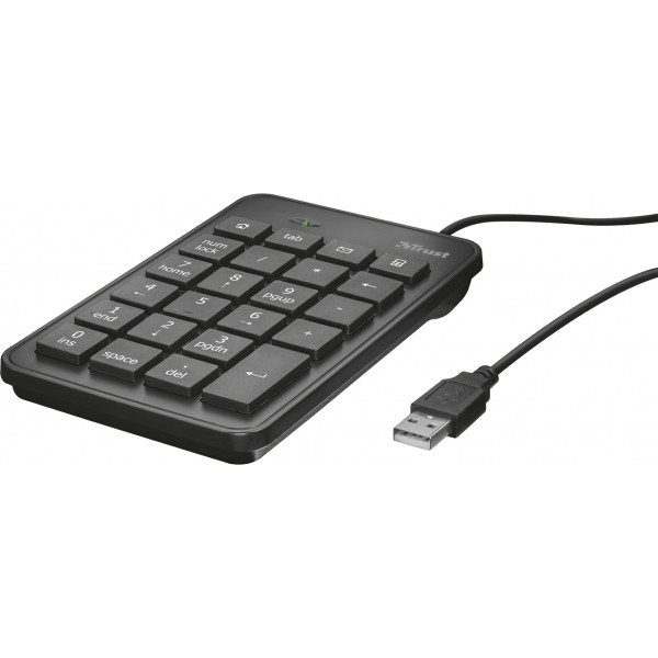 Фото - Клавіатура дротова Trust Xalas USB Numeric (22221)
