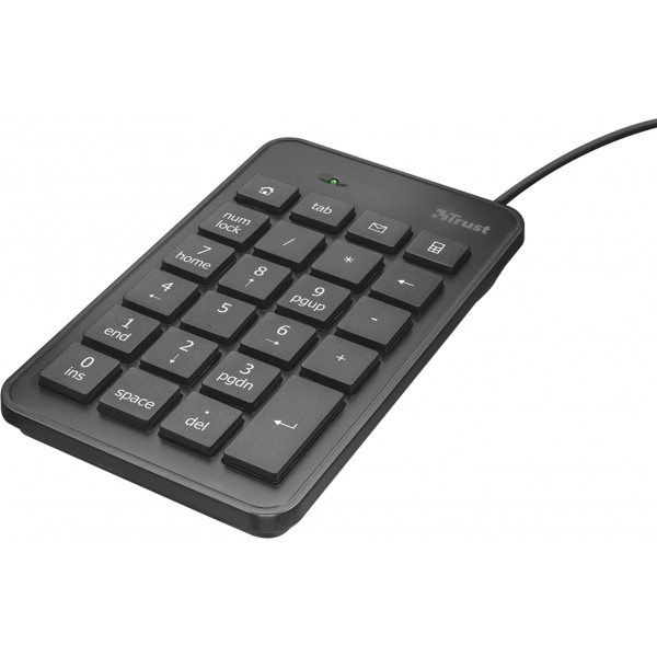 Фото - Клавіатура дротова Trust Xalas USB Numeric (22221)