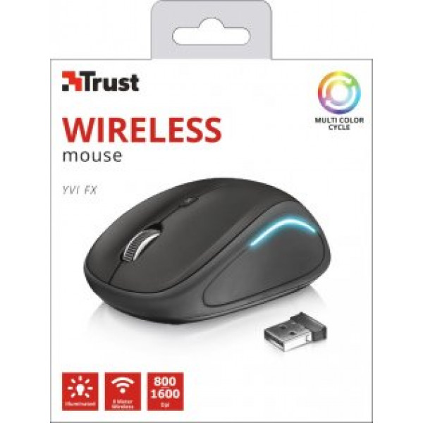Фото - Миша бездротова Trust Yvi FX Wireless Black (22333)