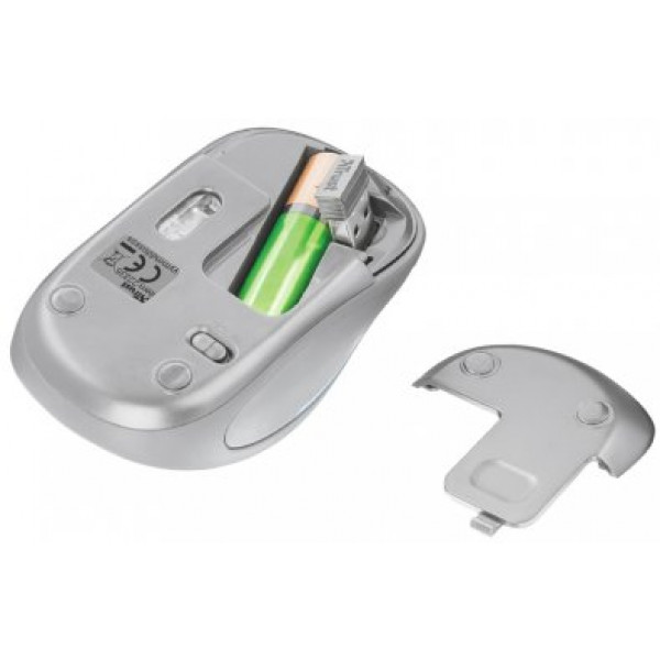 Фото - Миша бездротова Trust Yvi FX Wireless White (22335)