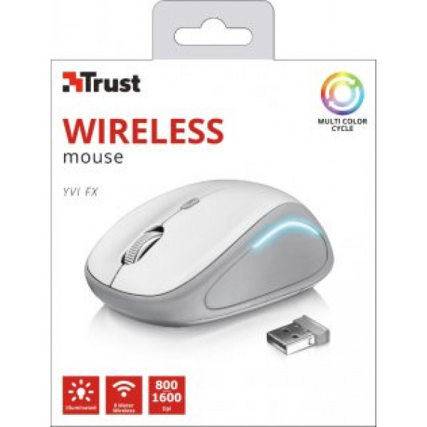 Фото - Миша бездротова Trust Yvi FX Wireless White (22335)