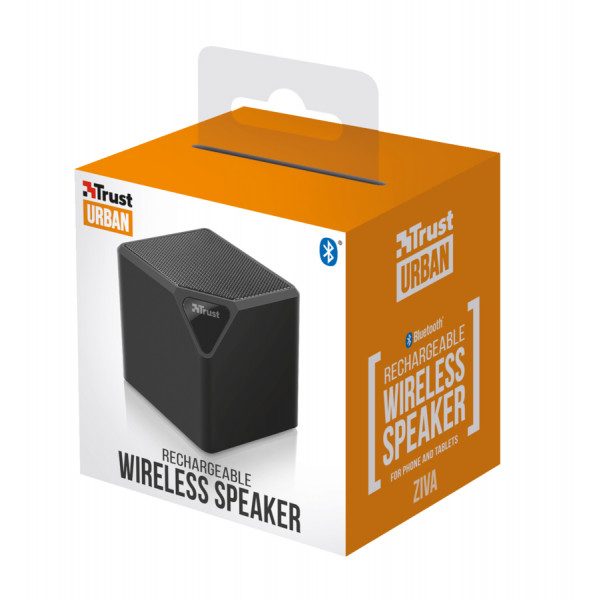 Фото - Портативная акустика Trust Ziva Wireless Bluetooth Speaker Black (21715)