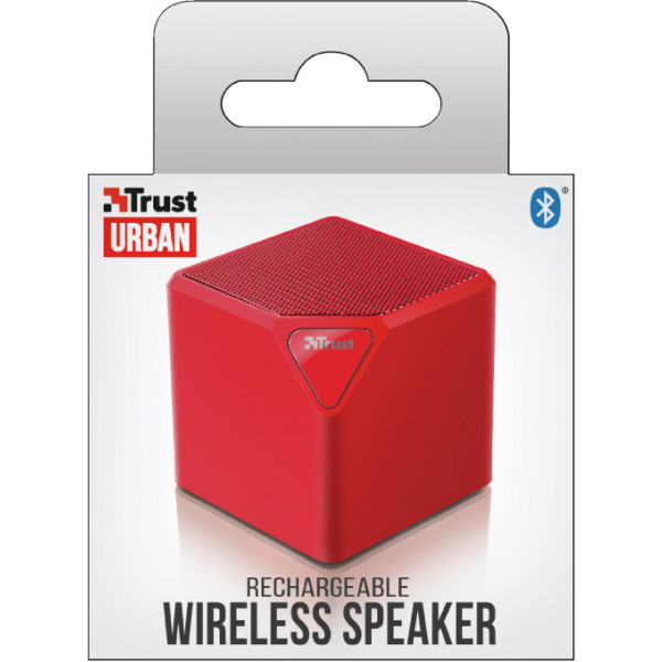 Фото - Портативная акустика Trust Ziva Wireless Bluetooth Speaker Red (21717)
