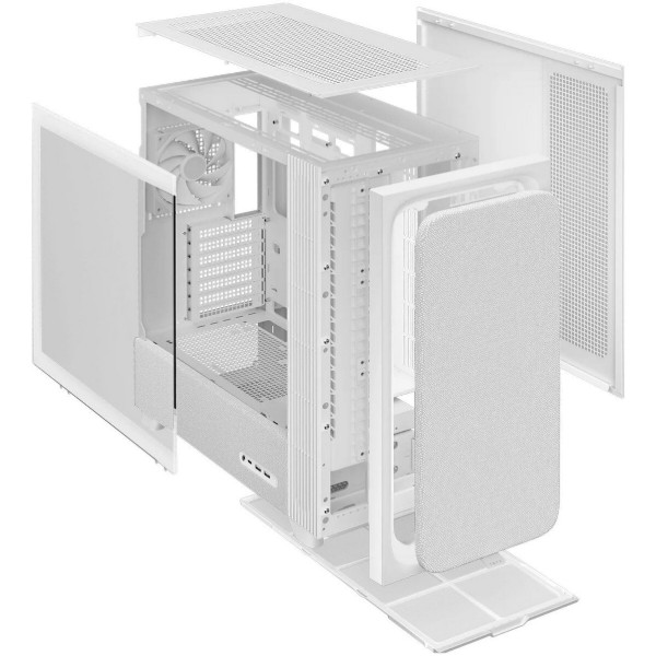 Фото - Корпус TRYX Flova F50 Tempered Glass без БЖ (C-F500F-FM1E-G0W) White