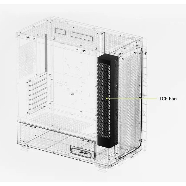 Фото - Корпус TRYX Flova F50 Tempered Glass без БЖ (C-F500F-FM1E-G0W) White