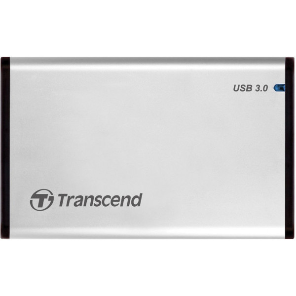Фото - Внешний карман для HDD/SSD Transcend 2.5'' HDD/SSD Transcend USB 3.0 Aluminum (TS0GSJ25S3)