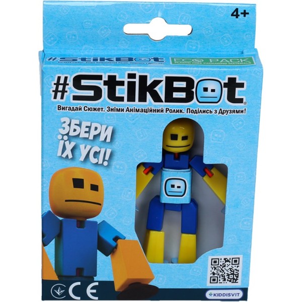 Фото - Колекційна фігурка Stikbot (синьо-жовтий) (TST616-23UAKDBl)