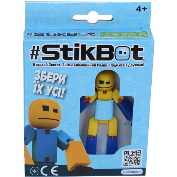 Фото - Колекційна фігурка Stikbot (желто-синій) (TST616-23UAKDY)