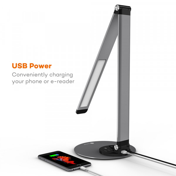 Фото - Настільна лампа TaoTronics TT-DL22 Gray/Black