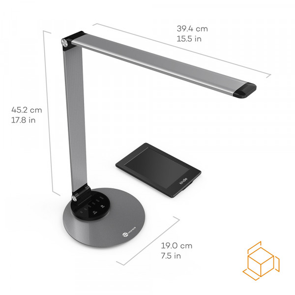Фото - Настільна лампа TaoTronics TT-DL22 Gray/Black