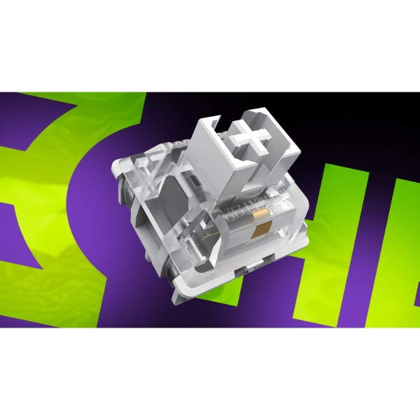 Фото - Клавиатура беспроводная игровая Hator Hellyberry HK75 РRO wireless White-Violet (HK75_PRO_wireless)