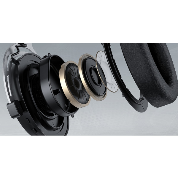 Фото - Гарнітура дротова ігрова Hator HYPERGANG 3 Hi-Res USB7.1 Black (ESH50)