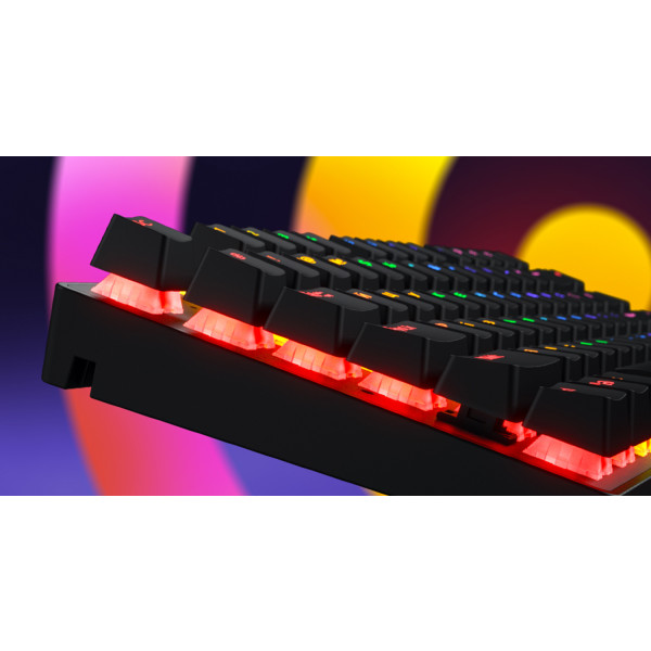 Фото - Клавіатура бездротова ігрова Hator Icefall Mecha TKL wireless Rainbow (HTK287UA) Black