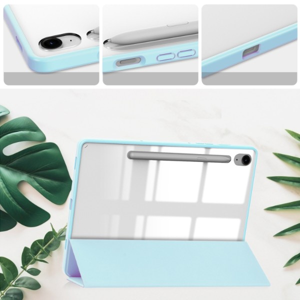 Фото - Чохол для планшета BeCover Soft Edge з кріпленням для стілусу for Samsung Galaxy Tab S9 (SM-X710/SM-X716)/S9 FE (SM-X510/SM-X516B) 11.0'' Light Blue (710441)