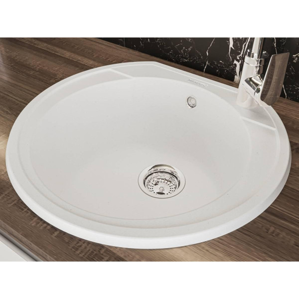 Фото - Мийка кухонна Miraggio TULUZA White