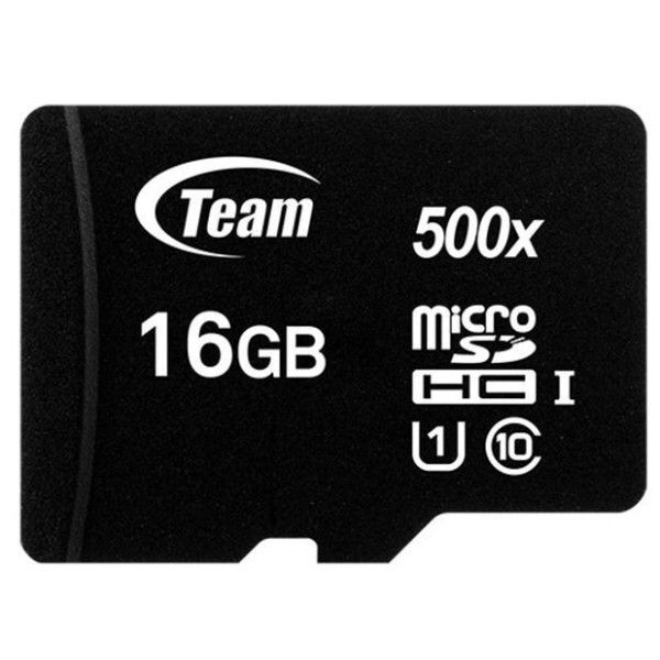 Фото - Карта памяти Team microSDHC 16GB UHS-I Class 10 + SD adapter (TUSDH16GCL10U03)