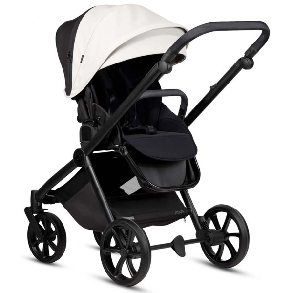 Фото - Коляска універсальна 2 в 1 Tutis Mio3 plus LEATHER Silver Grey