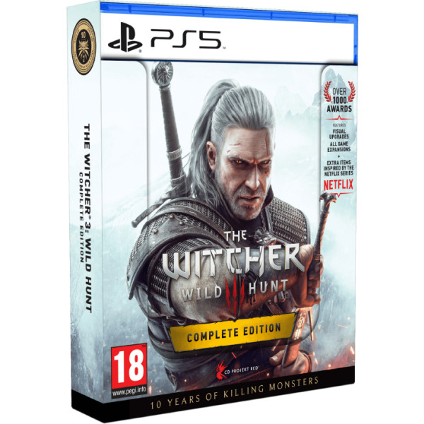 Фото - Игровой диск PS5 Witcher 3: Wild Hunt Complete Edition + 10th Anniversary Steelbook