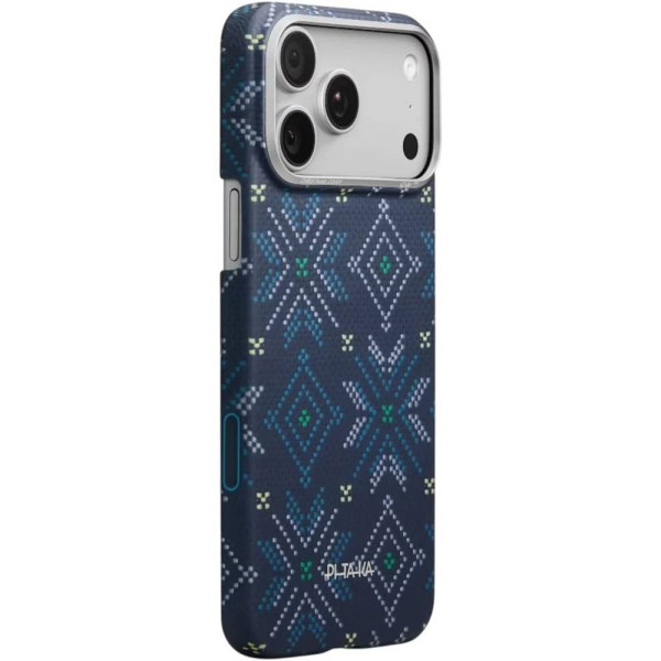 Фото - Чехол для смартфона Pitaka Ultra-Slim Case Threads of Winter Navy for iPhone 17 Pro Max (TWC202505)