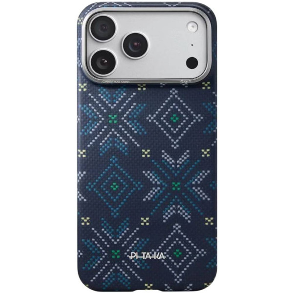 Фото - Чехол для смартфона Pitaka Ultra-Slim Case Threads of Winter Navy for iPhone 17 Pro Max (TWC202505)