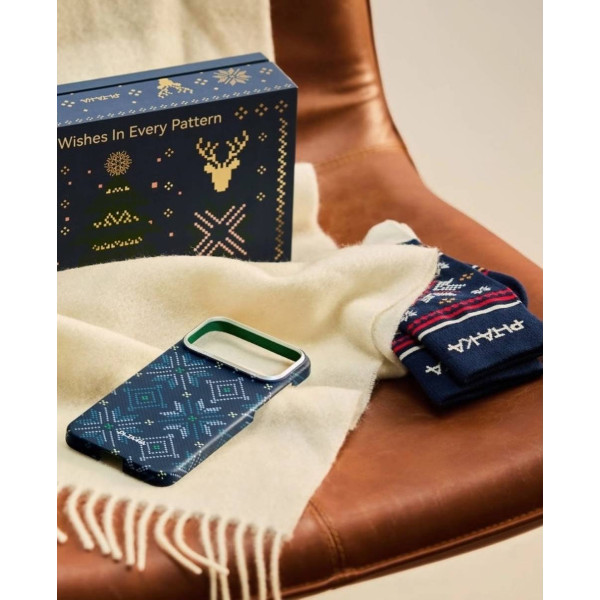 Фото - Чехол для смартфона Pitaka Ultra-Slim Case Threads of Winter Navy for iPhone 17 Pro Max (TWC202505)