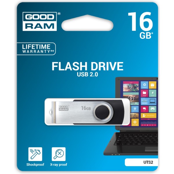 Фото - Флеш USB Goodram TWISTER 16 GB (UTS2-0160K0R11)