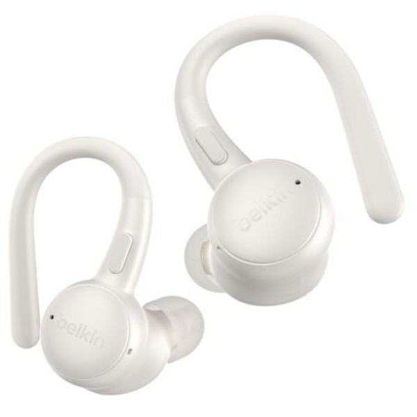 Фото - Наушники вкладыши беспроводные TWS Belkin Soundform ActiveFit True Wireless Creamy (AUC016HQCR)