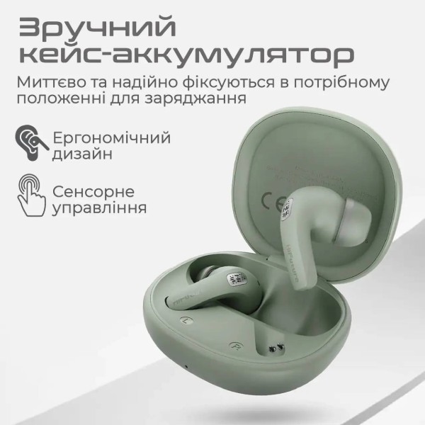 Фото - Навушники вкладиші бездротові TWS HiFuture flybuds4-ai.matchagreen