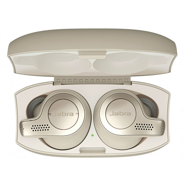 Фото - Наушники вкладыши беспроводные TWS Jabra Elite 65t Gold Beige