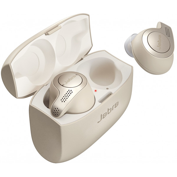 Фото - Наушники вкладыши беспроводные TWS Jabra Elite 65t Gold Beige