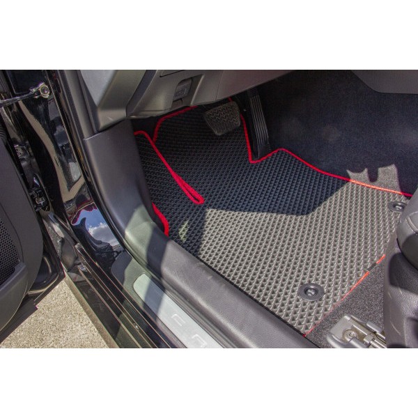 Фото - Коврики из экокожи в салон авто передние EVAtech для Camry (XV70) Toyota 2017-2024 8 поколение Sedan EU TY3245AV2TL2BBB