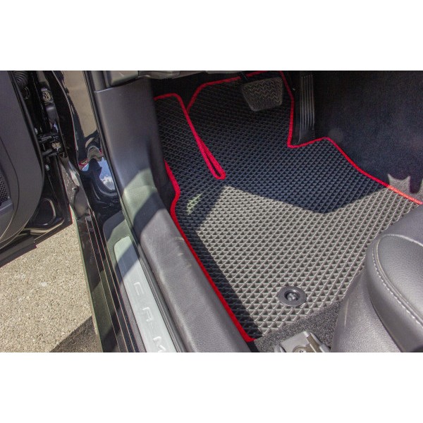 Фото - Коврики из экокожи в салон авто передние EVAtech для Camry (XV70) Toyota 2017-2024 8 поколение Sedan EU TY3245AV2TL2BBB