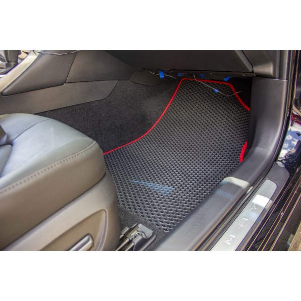 Фото - Коврики из экокожи в салон авто передние EVAtech для Camry (XV70) Toyota 2017-2024 8 поколение Sedan EU TY3245AV2TL2BBB