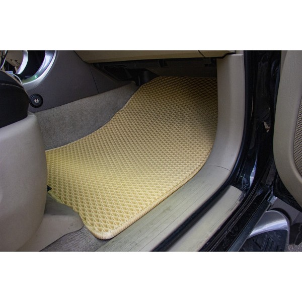 Фото - Килимки з екошкіри в салон авто передні EVAtech ECO для Land Cruiser Prado (120) 7 seats (Electric seats) Toyota 2002-2009 3 покоління SUV EU TY3251AD2LA2BBB