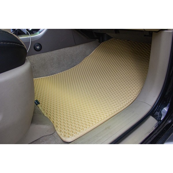 Фото - Килимки з екошкіри в салон авто передні EVAtech ECO для Land Cruiser Prado (120) 7 seats (Electric seats) Toyota 2002-2009 3 покоління SUV EU TY3251AD2LA2BBB