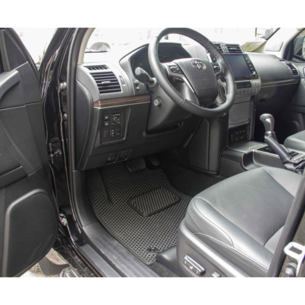 Фото - Коврики из экокожи в салон авто передние EVAtech ECO для Land Cruiser Prado (150) 7 seats Restyling Toyota 2013-2023 4 поколение SUV EU TY33305A2TL2BBB