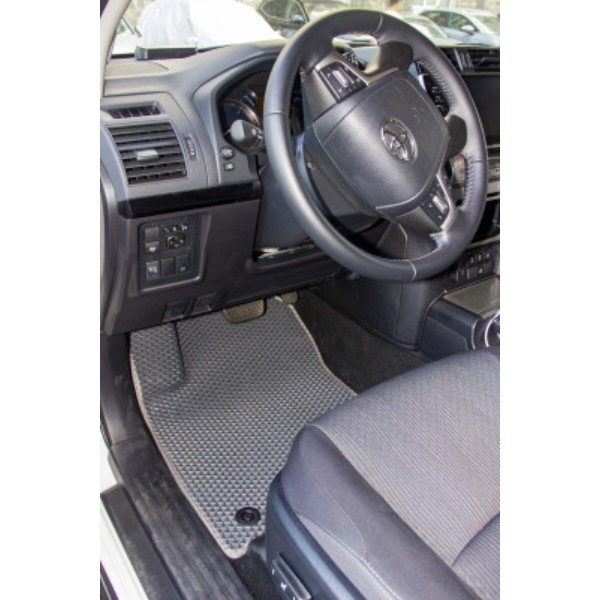 Фото - Килимки з екошкіри в салон авто передні EVAtech ECO для Land Cruiser Prado (120) 7 seats (Electric seats) Toyota 2002-2009 3 покоління SUV EU TY3251AB2LA2BBB