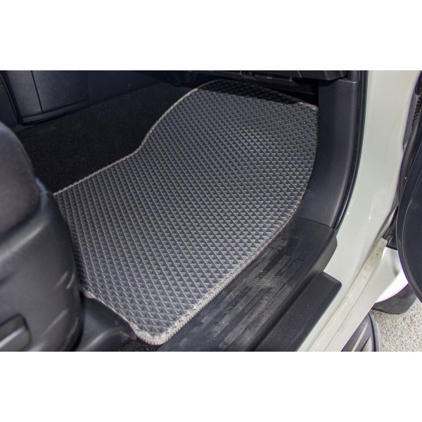 Фото - Килимки з екошкіри в салон авто передні EVAtech ECO для Land Cruiser Prado (120) 7 seats (Electric seats) Toyota 2002-2009 3 покоління SUV EU TY3251AB2LA2BBB