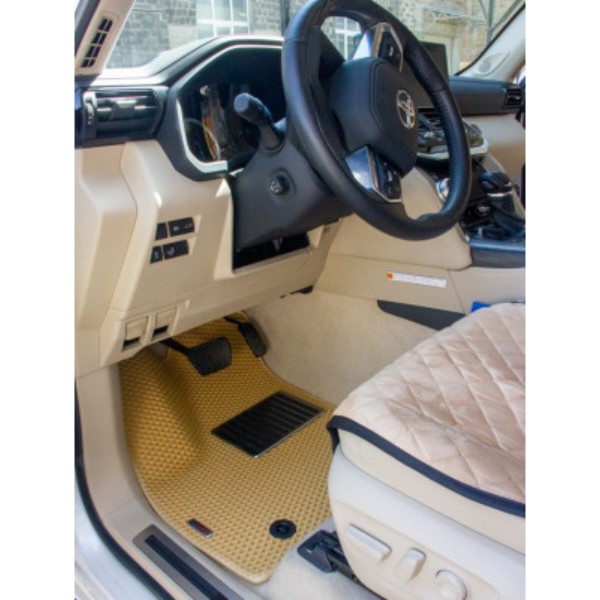 Фото - Коврики из экокожи в салон авто передние EVAtech ECO для Land Cruiser (300) Toyota 2021 1 поколение SUV EU TY42217AD2TL4BBB