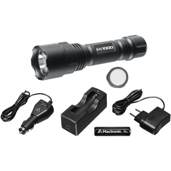 Фото - Ліхтар акумуляторний Mactronic Black Eye 1000 1000 Lm Recharg Type-C (THH0049)