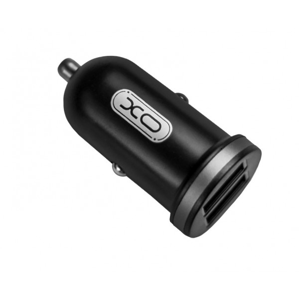 Фото - Автомобильное зарядное устройство XO 2.1A/2 USB + lightning Black (TZ08-L-BK)