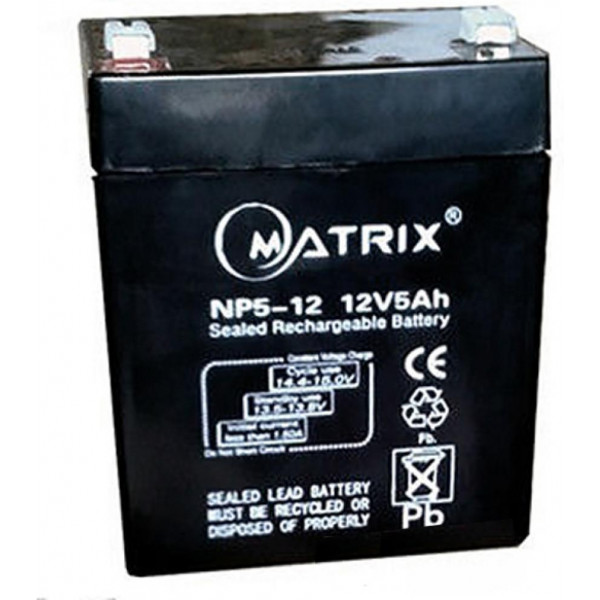 Фото - Акумулятор для ДБЖ Matrix NP5-12