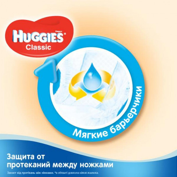 Фото - Одноразові підгузки Huggies Classic Розмір 5 (11 до 22 кг) 11 шт. (5029053543161)