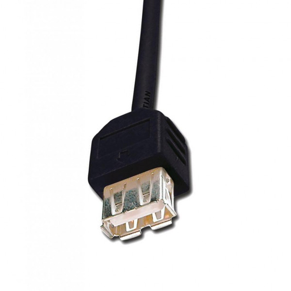 Фото - Кабель USB type A - USB type A Digitus USB 2.0 (AM/AF) 3.0m Black