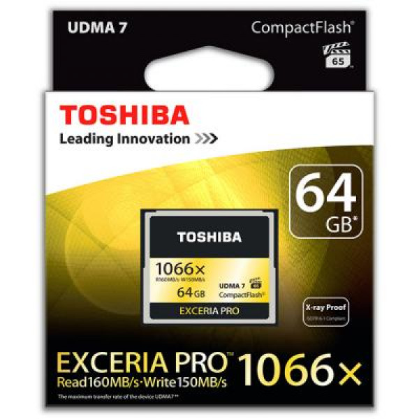 Фото - Карта памяти Toshiba Compact Flash 64GB (CF-064GSG(BL8)