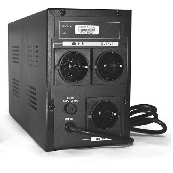 Фото - Источник бесперебойного питания Ritar RTM1200 (720W) Proxima-L (RTM1200L)