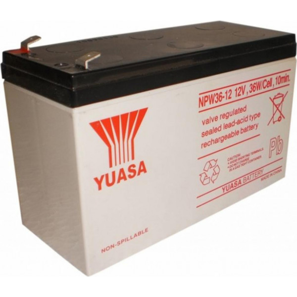 Фото - Аккумулятор для ИБП Yuasa 12В (NPW36-12)